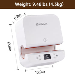 Auto Tumbler Heat Press Machine  +Super Valued Bundle(30pcs Sublimation Paper+4Pack Glasses 16oz+4Pack Tumbler Blank- 20oz+Sticker Paper*30+HTV*5+Adhesive Vinyl*14+PTFE Teflon+Heat Tape+Gloves≥£129) - Shipping on Nov. 3