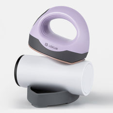 LOKLiK Mini3 Heat Press Machine 220-240V - Customized Temp & Time, Larger Flat Curved Plate(3 colors)Small Heat Press Machine for T-Shirts, Hats, Mugs,Bags,Hats with Digital Display, Memory Function, and Insulated Base.