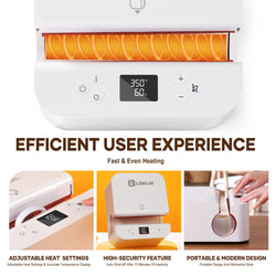 Auto Tumbler Heat Press Machine  +Super Valued Bundle(30pcs Sublimation Paper+4Pack Glasses 16oz+4Pack Tumbler Blank- 20oz+Sticker Paper*30+HTV*5+Adhesive Vinyl*14+PTFE Teflon+Heat Tape+Gloves≥£129) - Shipping on Nov. 3