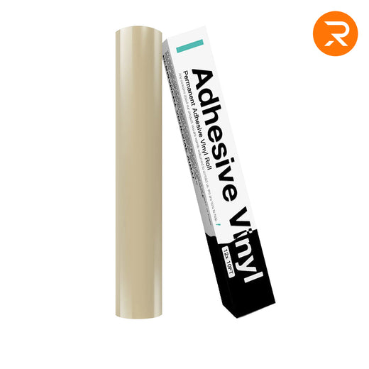 Permanent Adhesive Vinyl Roll - 12"x10 Ft (35 Colors)