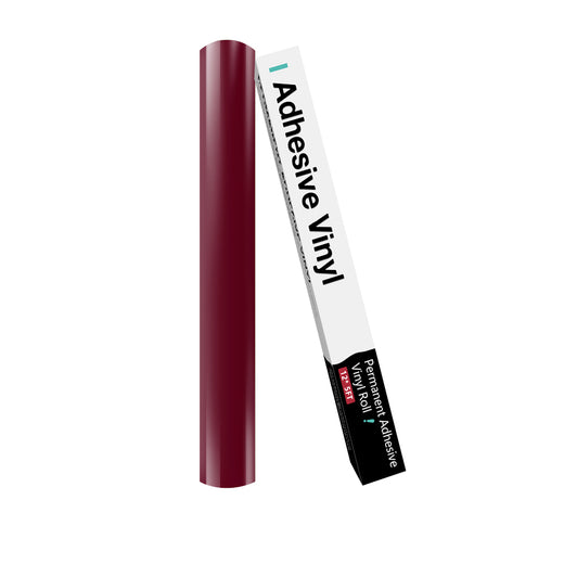 Permanent Adhesive Vinyl Roll - 12"x5 Ft (35 Colors)