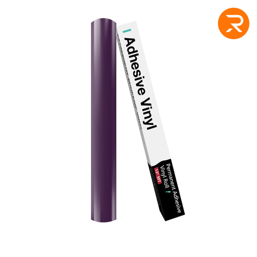 Permanent Adhesive Vinyl Roll - 12"x5 Ft (35 Colors)