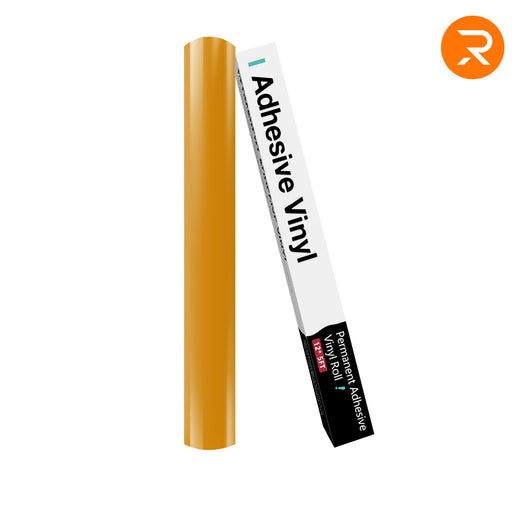 Permanent Adhesive Vinyl Roll - 12"x5 Ft (35 Colors)