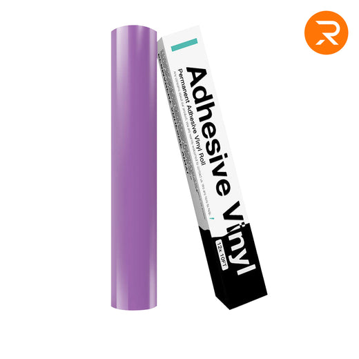 Permanent Adhesive Vinyl Roll - 12"x10 Ft (35 Colors)