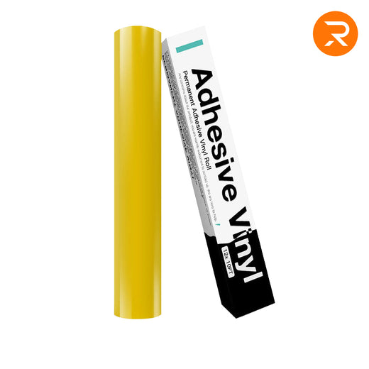 Permanent Adhesive Vinyl Roll - 12"x10 Ft (35 Colors)