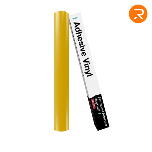 Permanent Adhesive Vinyl Roll - 12"x5 Ft (35 Colors)