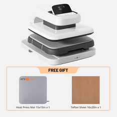 HTVRONT Auto Heat Press 2 - Digit 230V,Your Smartest Solution of Heat Transferring.For DTF,HTV,Sublimation,PUFF.For DIY T shirt,hat,jacket,pillow,ceramic,hoodie, and more