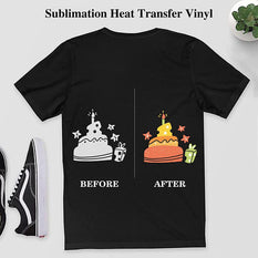 White Glitter Heat Transfer Vinyl Roll for Sublimation - 10" x 6 Ft (2 Colors)