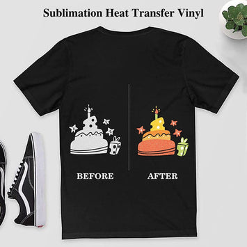 White Glitter Heat Transfer Vinyl Roll for Sublimation - 10" x 6 Ft (2 Colors)