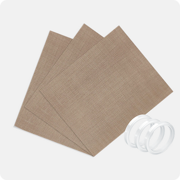 PTFE Teflon Sheet for Heat Press - 16"x12"(3pc/10pc/3pc+3tape)