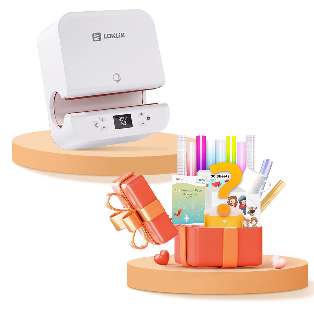 HTVRONT Auto Tumbler Heat Press Machine 230V &Giveaways- Suits Various Tumbler,Mug,Glass,Cup&Bottle 10-30oz