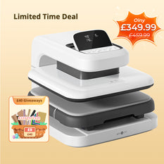 HTVRONT Auto Heat Press 2 - Smart 230V,Your Smartest Solution of Heat Transferring.For DTF,HTV,Sublimation,PUFF.Heat Press Machine for T shirt,hat,jacket,pillow,ceramic,hoodie, and more