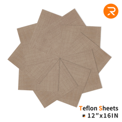 PTFE Teflon Sheet for Heat Press - 16"x12" 10 pack