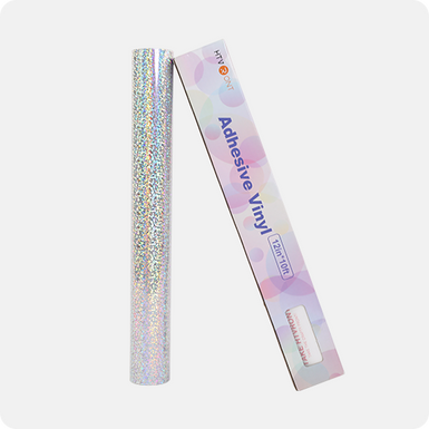 Holographic Sparkle Adhesive Vinyl Roll - 12"x10 FT