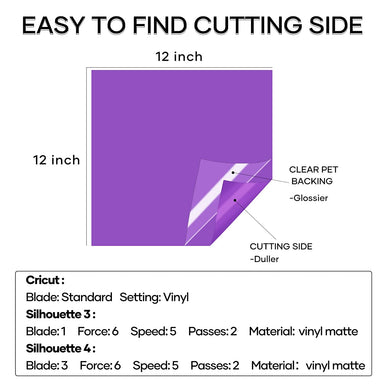 Adhesive Vinyl Bundle - 12"x12" 40 pack (29 Assorted colors)