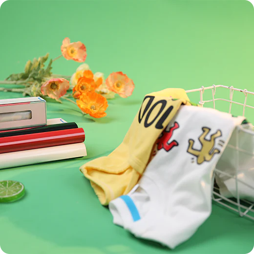 Heat Transfer Vinyl Bundle - 12"x5 Ft (6 Assorted Colors)