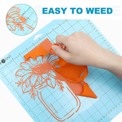 Heat Transfer Vinyl Bundle - 12"x5 Ft (6 Assorted Colors)