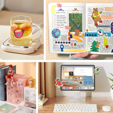 Matte Printable Vinyl Sticker Paper 100 Sheets Waterproof - 8.5"X 11"