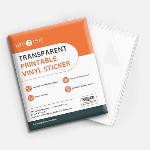 Printable Vinyl Sticker Paper for Inkjet Printer & Laser 8.5x11