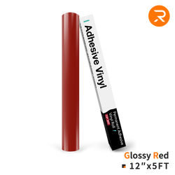 Permanent Adhesive Vinyl Roll - 12"x5 Ft (35 Colors)