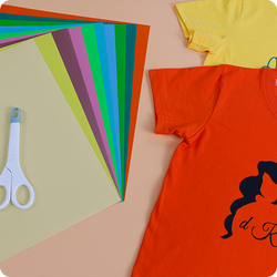 Heat Transfer Vinyl Light Colors Bundle - 12"x10" 10 Pack(10 Colors )