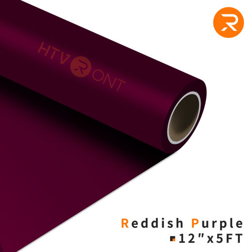 Heat Transfer Vinyl Roll - 12"x5 Ft Reddish Purple