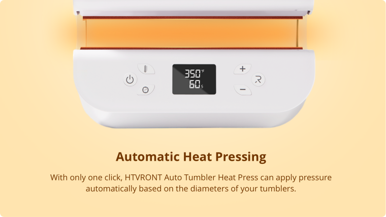  HTVRONT Auto Tumbler Heat Press Machine - Mug Heat