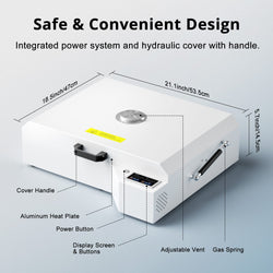 HTVRONT A3 DTF Oven for DTF Printer