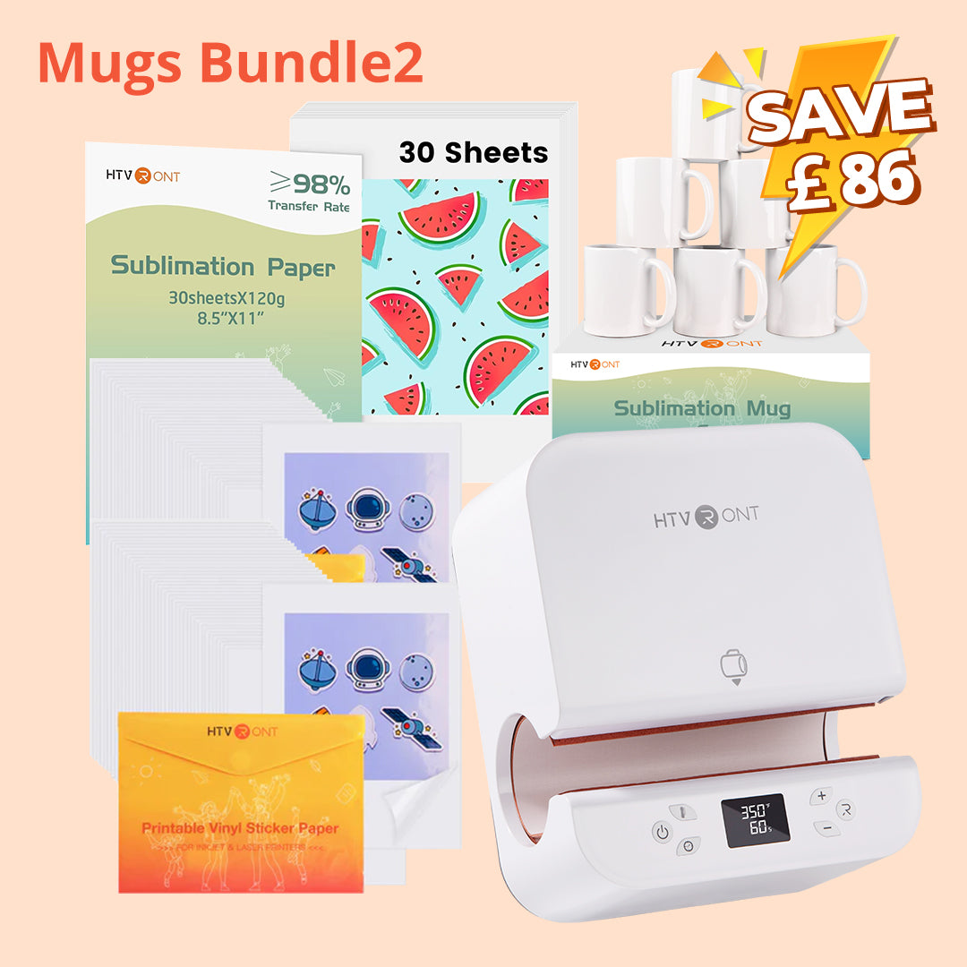 HTVRONT Auto Tumbler Heat Press Machine 230V &Giveaways- Suits Various Tumbler,Mug,Glass,Cup&Bottle 10-30oz