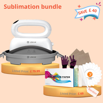 [Sublimation bundle]Hat Heat Press Machine - 10"X10"&Great Value Box(≥150pcs Sublimation Paper + Sublimation Materials +  Random Tools ≥￡60)