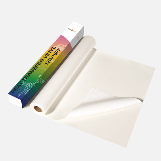 Flock HTV Heat Transfer Vinyl-12" x 6FT（2 colors）