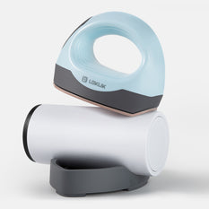 LOKLiK Mini3 Heat Press Machine 220-240V - Customized Temp & Time, Larger Flat Curved Plate(3 colors)Small Heat Press Machine for T-Shirts, Hats, Mugs,Bags,Hats with Digital Display, Memory Function, and Insulated Base.