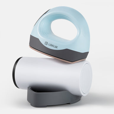 LOKLiK Mini3 Heat Press Machine 220-240V - Customized Temp & Time, Larger Flat Curved Plate(3 colors)Small Heat Press Machine for T-Shirts, Hats, Mugs,Bags,Hats with Digital Display, Memory Function, and Insulated Base.