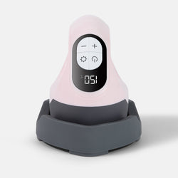 LOKLiK Mini3 Heat Press Machine 220-240V - Customized Temp & Time, Larger Flat Curved Plate(3 colors)Small Heat Press Machine for T-Shirts, Hats, Mugs,Bags,Hats with Digital Display, Memory Function, and Insulated Base.
