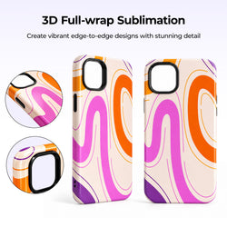 HTVRONT 2-in-1 Sublimation Phone Case, for H17