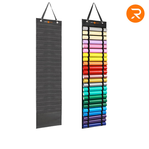 Vinyl Roll Holder - Vinyl Roll Storage with 24 Compartments