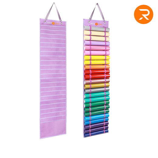 Vinyl Roll Holder - Vinyl Roll Storage with 24 Compartments