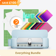 [Everything Bundle] LOKLiK iCraft™ Cutting Machine + Everything Bundle (36 sheets HTV, 8 sheets adhesive vinyl, 25 sheets printable vinyl, cutting mat, weeding tools)