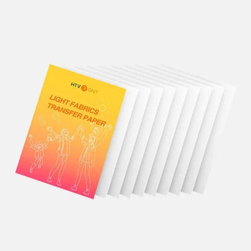 Light Heat Transfer Paper - 8.5" X 11" 10 Pack