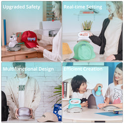 [All in one]HTVRONT Auto Heat Press15"x15"+Tumbler Press+Hat Press Machine+All in Bundle(Canvas Tote Bag*1+Hat Blank*4+Tumbler 20oz*4+10sheets HTV+36 sheets HTV+PUFF HTV*9+Sumblimation Paper*25+Sumblimation HTV*5+Transfer paper*10+Tools≥￡177)