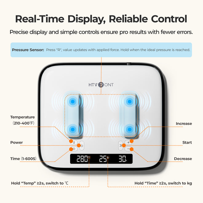 HTVRONT H10 12x10in Heat Press