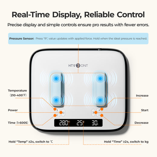HTVRONT H10 12x10in Heat Press Machine