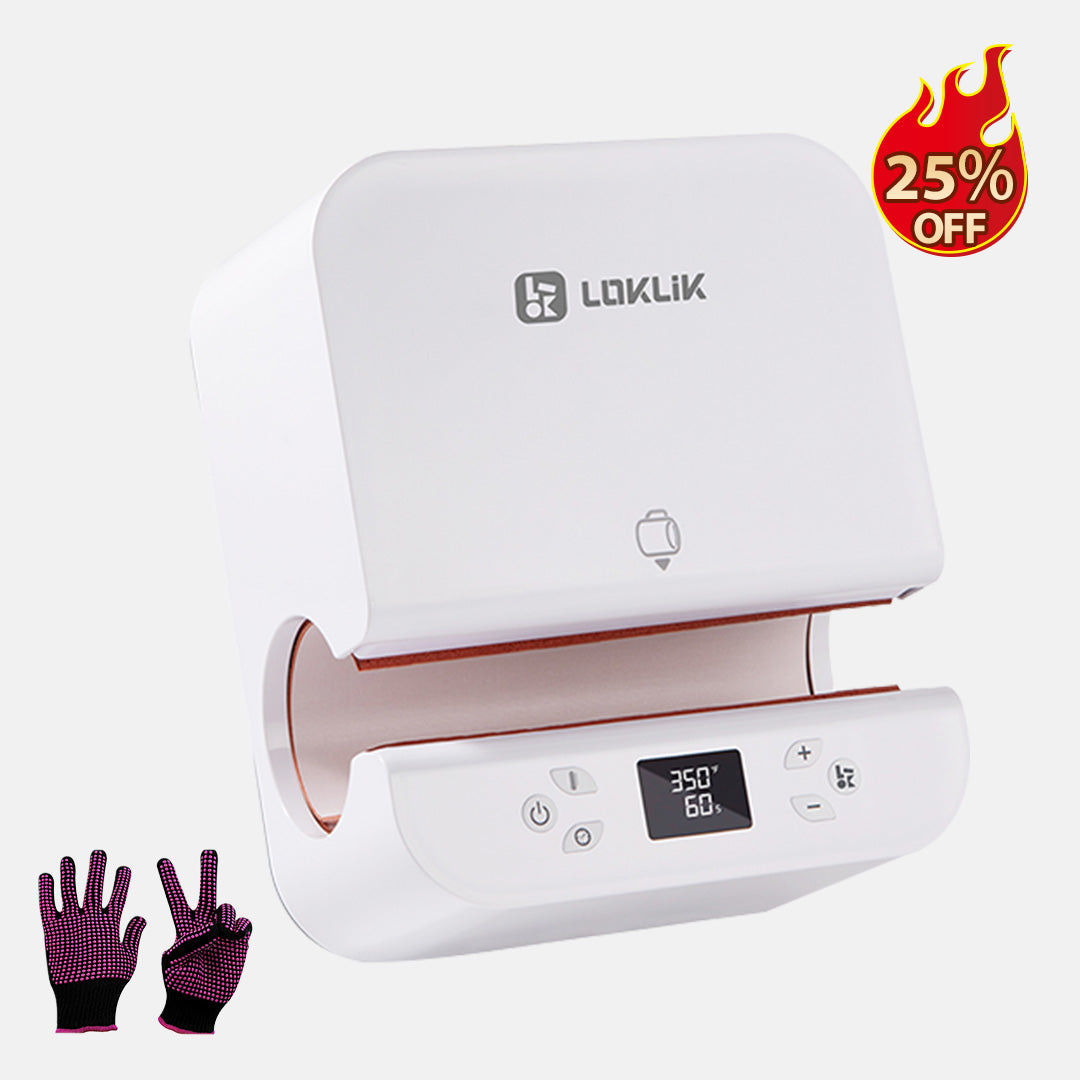LOKLIK Auto Tumbler Heat Press Machine - Suits Various Tumbler,Mug,Gla ...