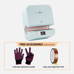 [All-in Bundle]Auto Tumbler Heat Press Machine+All-in Bundle(Sublimation Paper*150+Tumbler Blanks +Mugs+Mini Heat Press 2 Machine+Sticker Paper*20+White Glitter HTV+Permanent Vinyl*14+Tools≥￡255) - Shipping on Nov. 3