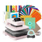 [Premium Bundle] Auto Heat Press Machine 2 + Heat Press Accessories Premium Bundle - Pastel Pink