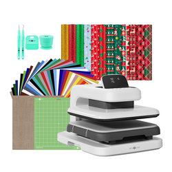 [Christmas Bundle] HTVRONT Auto Heat Press 2 + Christmas Essential Bundle