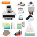 HTVRONT A100 Auto Multi Heat Press, Start-Up Kit