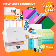 [New Customers Exclusive]Auto Tumbler Heat Press Machine+New Customers Bundle(Sublimation Paper*30+Tumbler*8+ Permanent Vinyl*14) - Shipping on Nov. 3