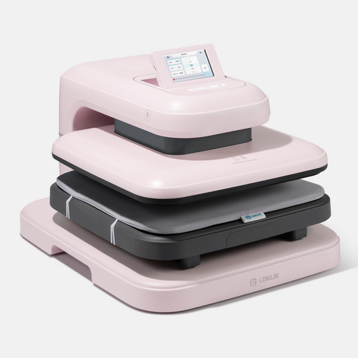 LOKLiK Auto Heat Press 2 - Smart 230V,Your Smartest Solution of Heat Transferring.For DTF,HTV,Sublimation,PUFF.Heat Press Machine for T shirt,hat,jacket,pillow,ceramic,hoodie, and more