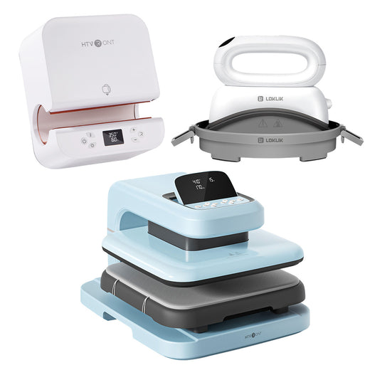 [Machine bundle]HTVRONT/LOKLiK Auto Heat Press15“x15”+Tumbler Heat Press+Hat Heat Press Machine - Shipping on Nov. 25